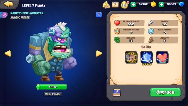 Tactical Monsters Rumble Arena