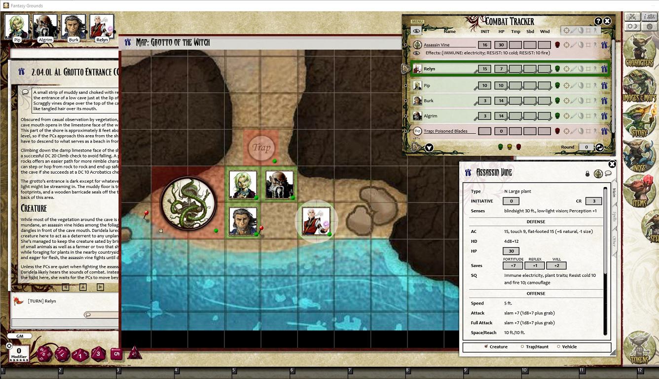 Fantasy Grounds - Pathfinder RPG - Strange Aeons AP 2: The Thrushmoor Terror (PFRPG)のスクリーンショット 1