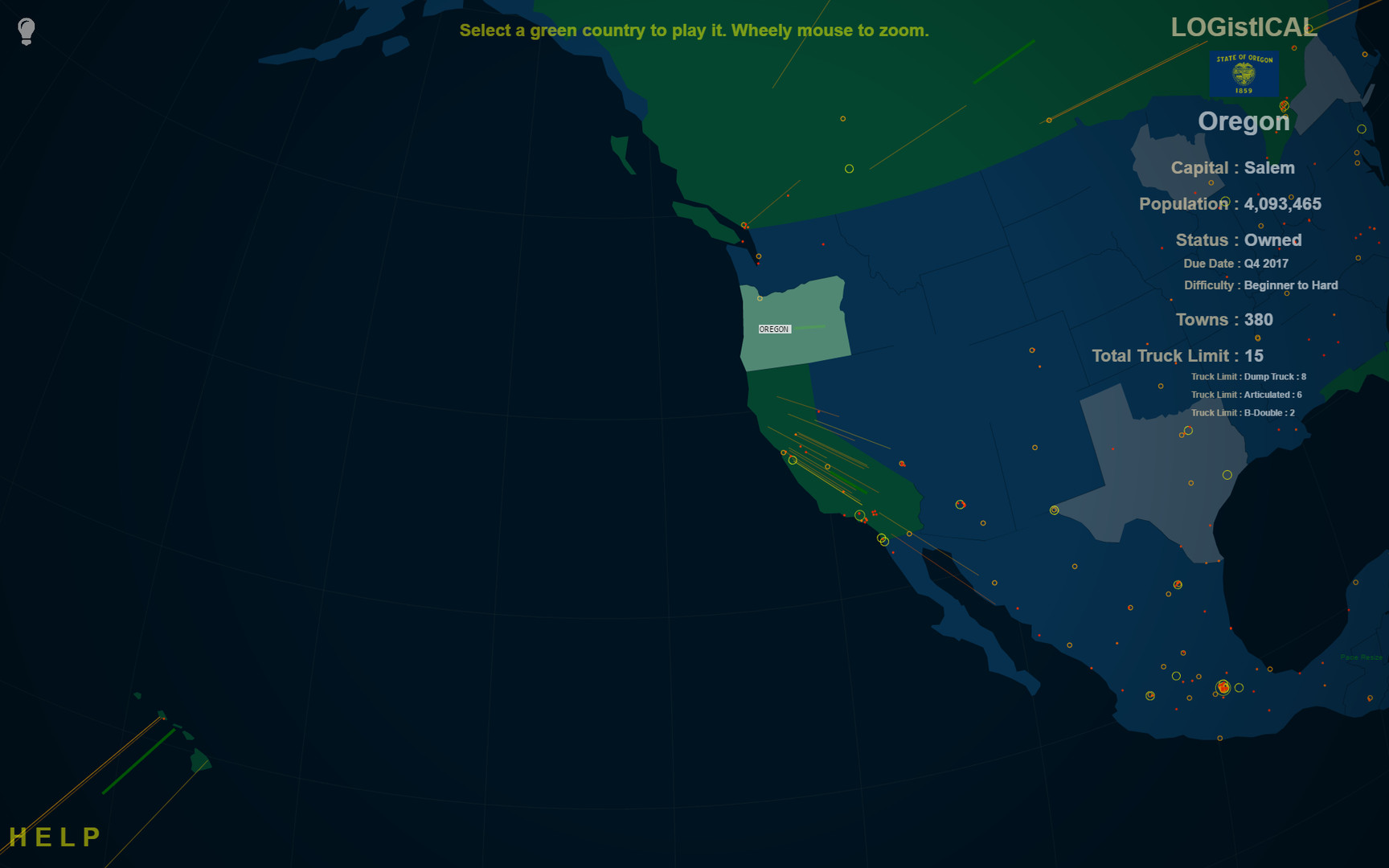 LOGistICAL: USA - Oregon Featured Screenshot #1