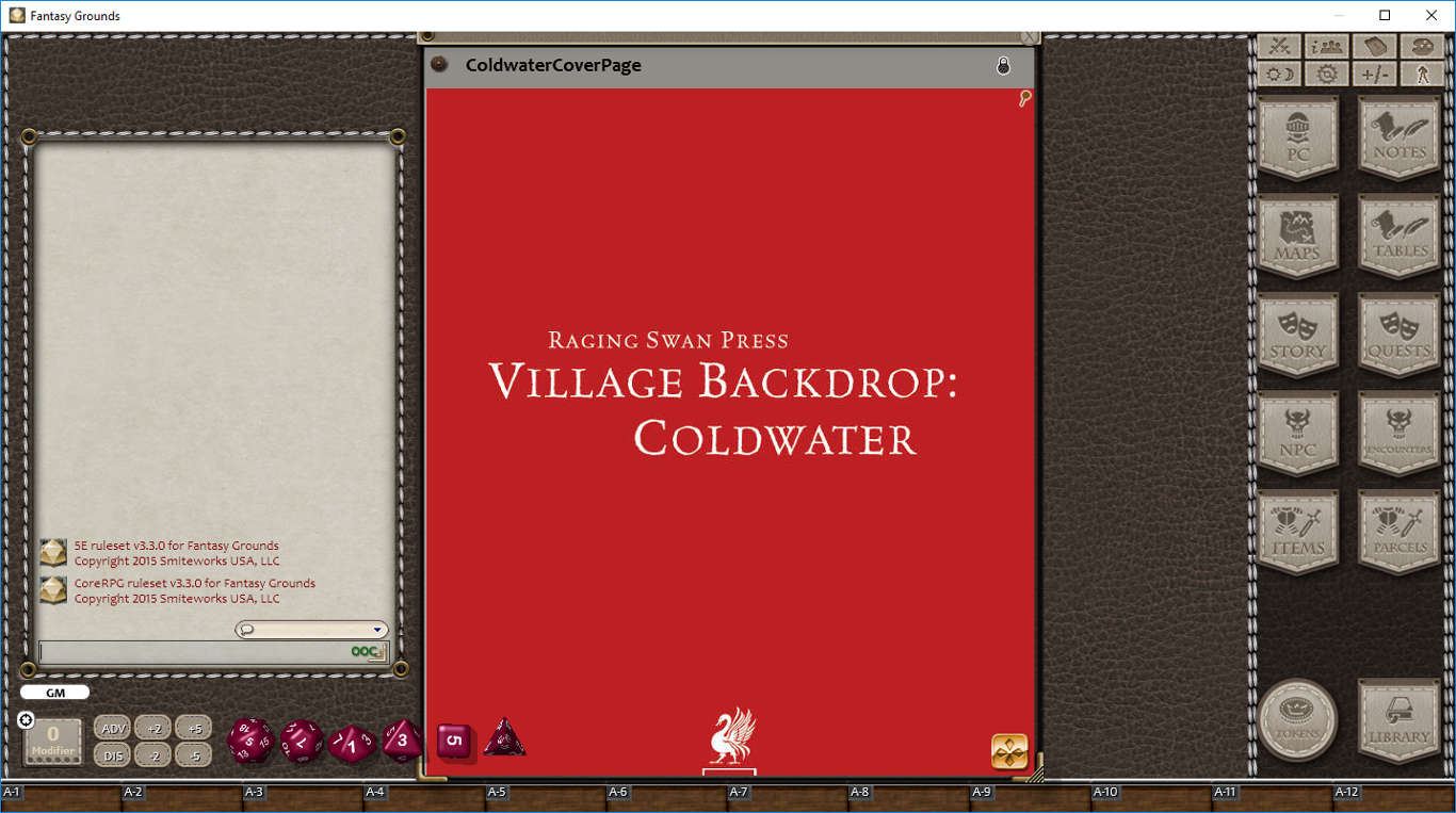Fantasy Grounds - Village Backdrop: Coldwater (5E) screenshot 4