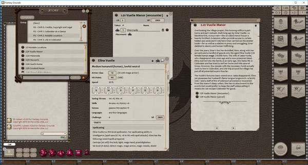 Fantasy Grounds - Village Backdrop: Coldwater (5E)