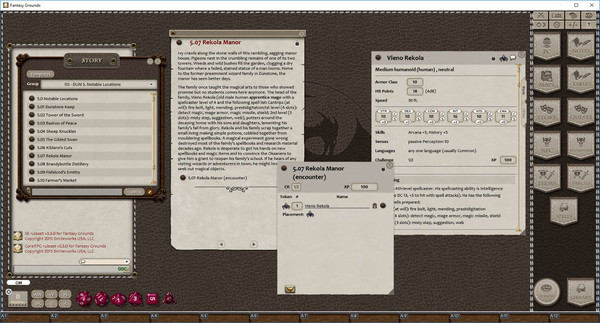 Fantasy Grounds - Town Backdrop: Dunstone (5E)