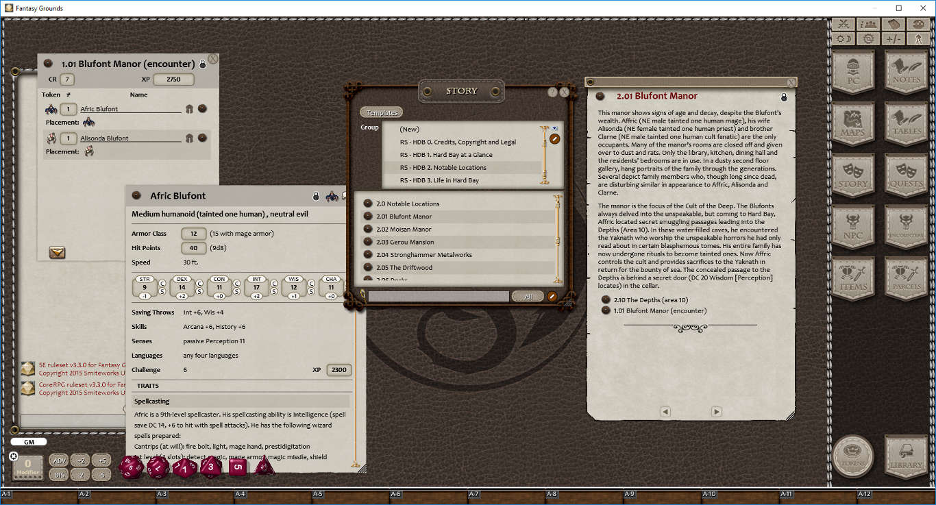Fantasy Grounds - Village Backdrop: Hard Bay (5E)のスクリーンショット 1