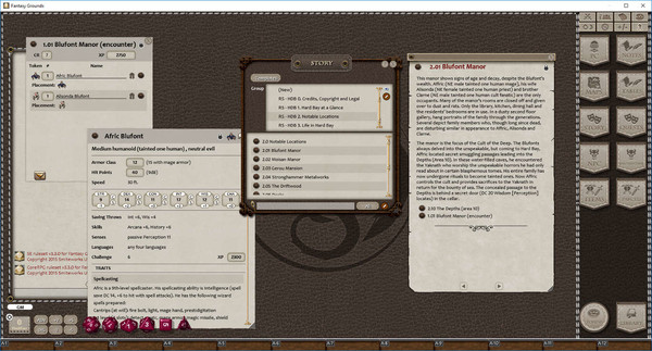 Fantasy Grounds - Village Backdrop: Hard Bay (5E)