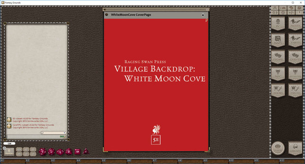 Fantasy Grounds - Village Backdrop: White Moon Cove (5E)