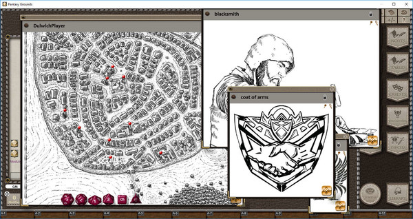 Fantasy Grounds - Town Backdrop: Dulwich (5E)