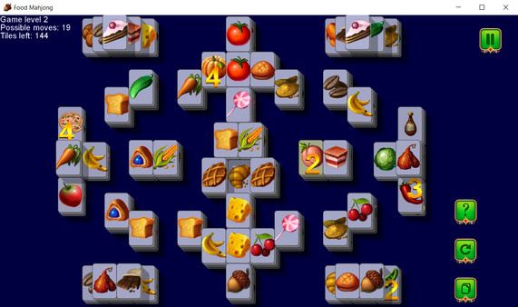 Screenshot z Food Mahjong