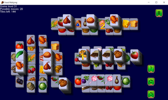 Screenshot z Food Mahjong