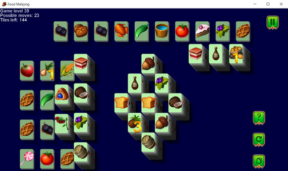 Screenshot z Food Mahjong
