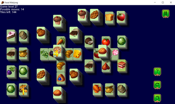 Screenshot z Food Mahjong