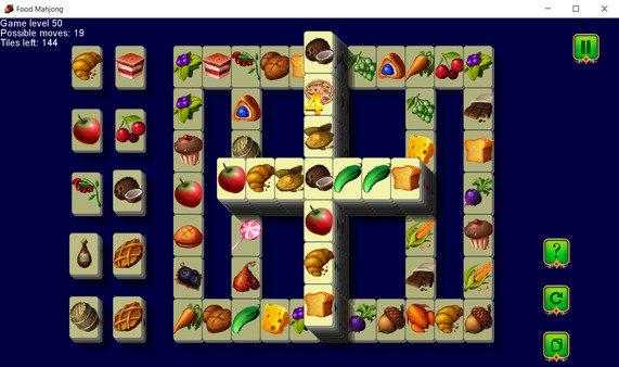 Screenshot z Food Mahjong