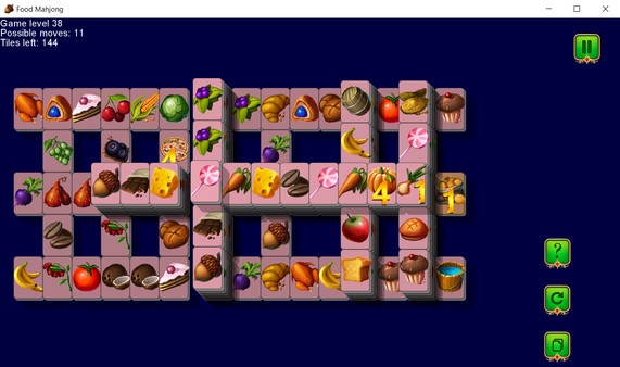 Screenshot z Food Mahjong