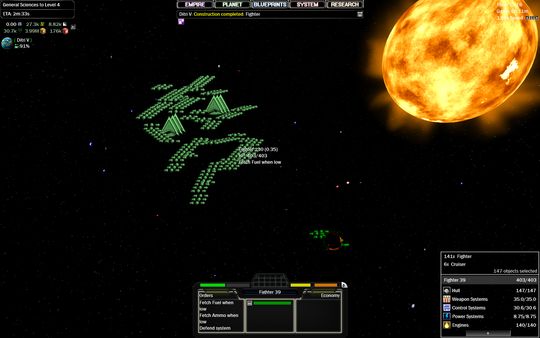Screenshot z Star Ruler