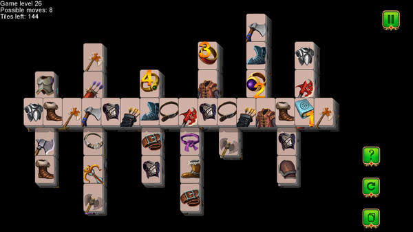 Screenshot z Weapon and Armor: Mahjong