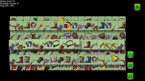 Screenshot z Weapon and Armor: Mahjong