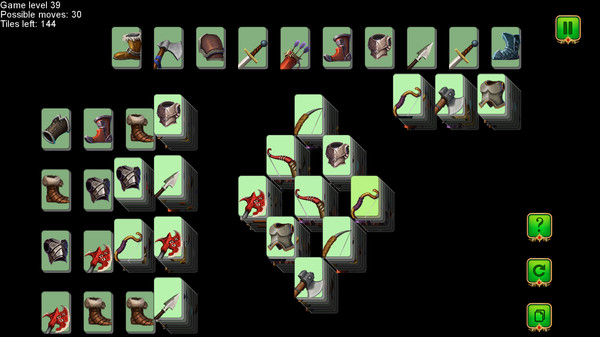 Screenshot z Weapon and Armor: Mahjong