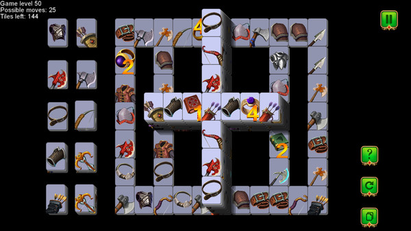 Screenshot z Weapon and Armor: Mahjong