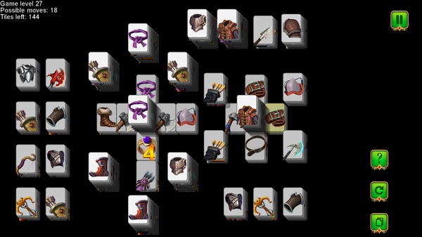 Screenshot z Weapon and Armor: Mahjong