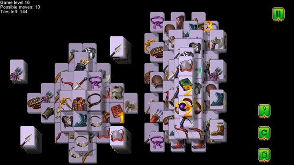 Screenshot z Weapon and Armor: Mahjong