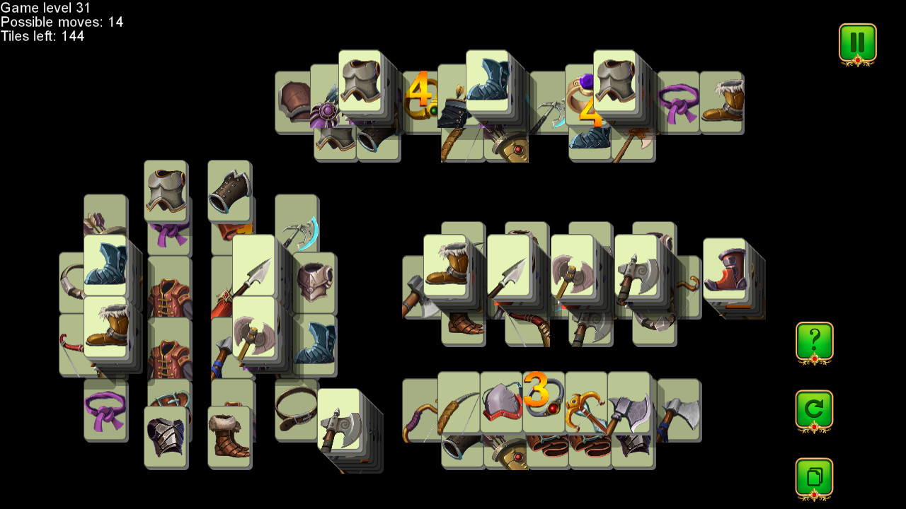 Weapon and Armor: Mahjong screenshot 13