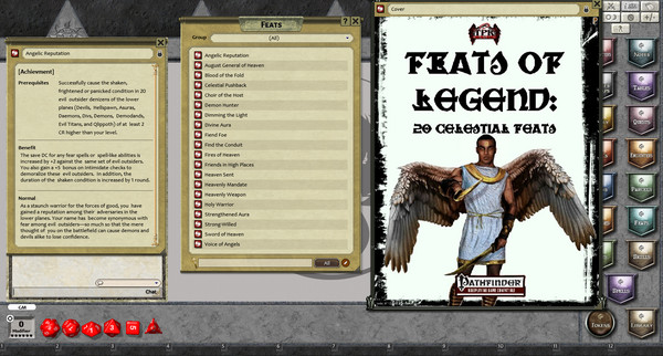 Fantasy Grounds - Feats of Legend: 20 Celestial Feats (PFRPG)