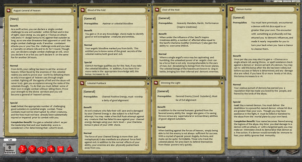 Fantasy Grounds - Feats of Legend: 20 Celestial Feats (PFRPG)
