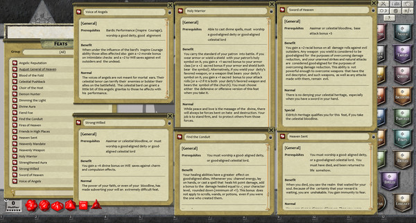 Fantasy Grounds - Feats of Legend: 20 Celestial Feats (PFRPG)