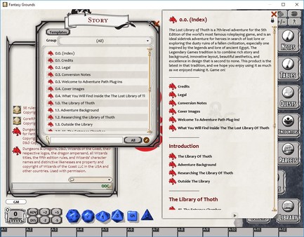 Fantasy Grounds - Lost Library of Thoth (5E)