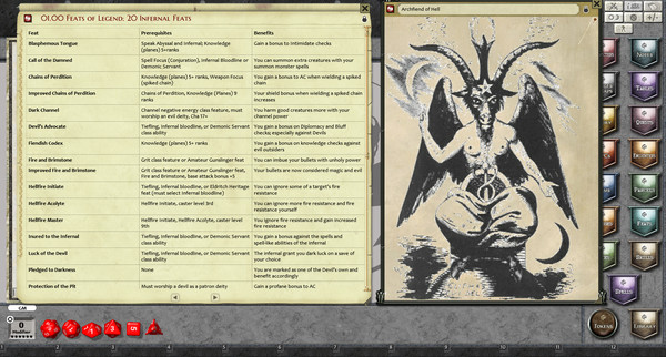 Fantasy Grounds - Feats of Legend: 20 Infernal Feats (PFRPG)
