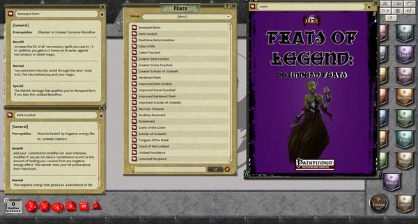 Fantasy Grounds - Feats of Legend: 20 Undead Feats (PFRPG)