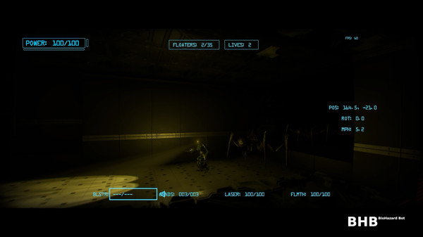 Screenshot z BHB: BioHazard Bot