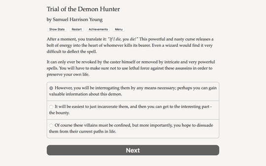 Trial of the Demon Hunter screenshot 4