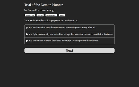 Trial of the Demon Hunter screenshot 2