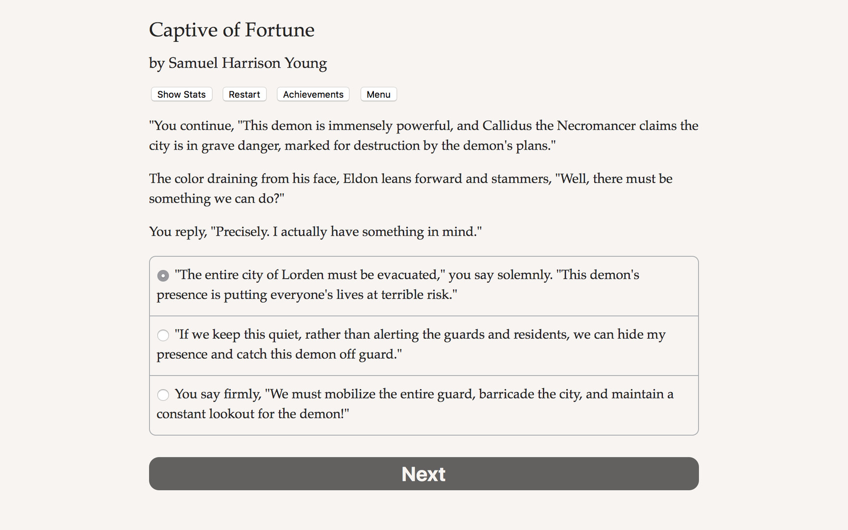 Captive of Fortune screenshot #5
