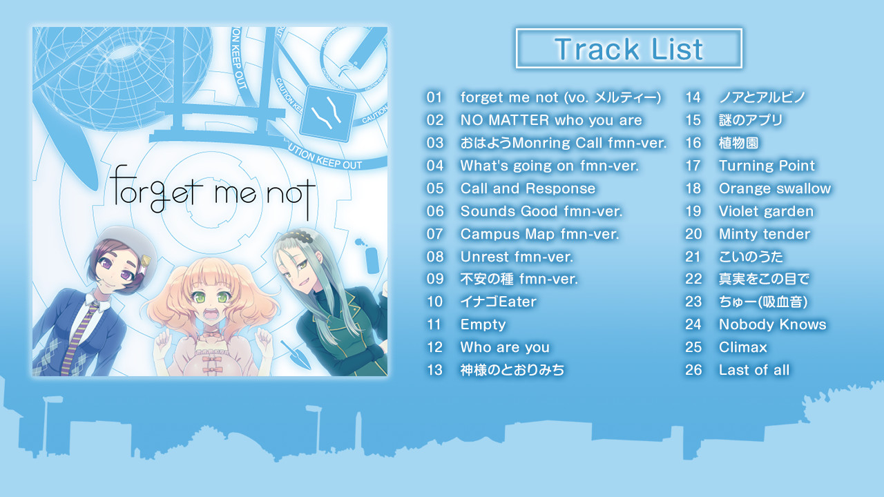 Campus Notes - forget me not. OST FLAC ver. Featured Screenshot #1