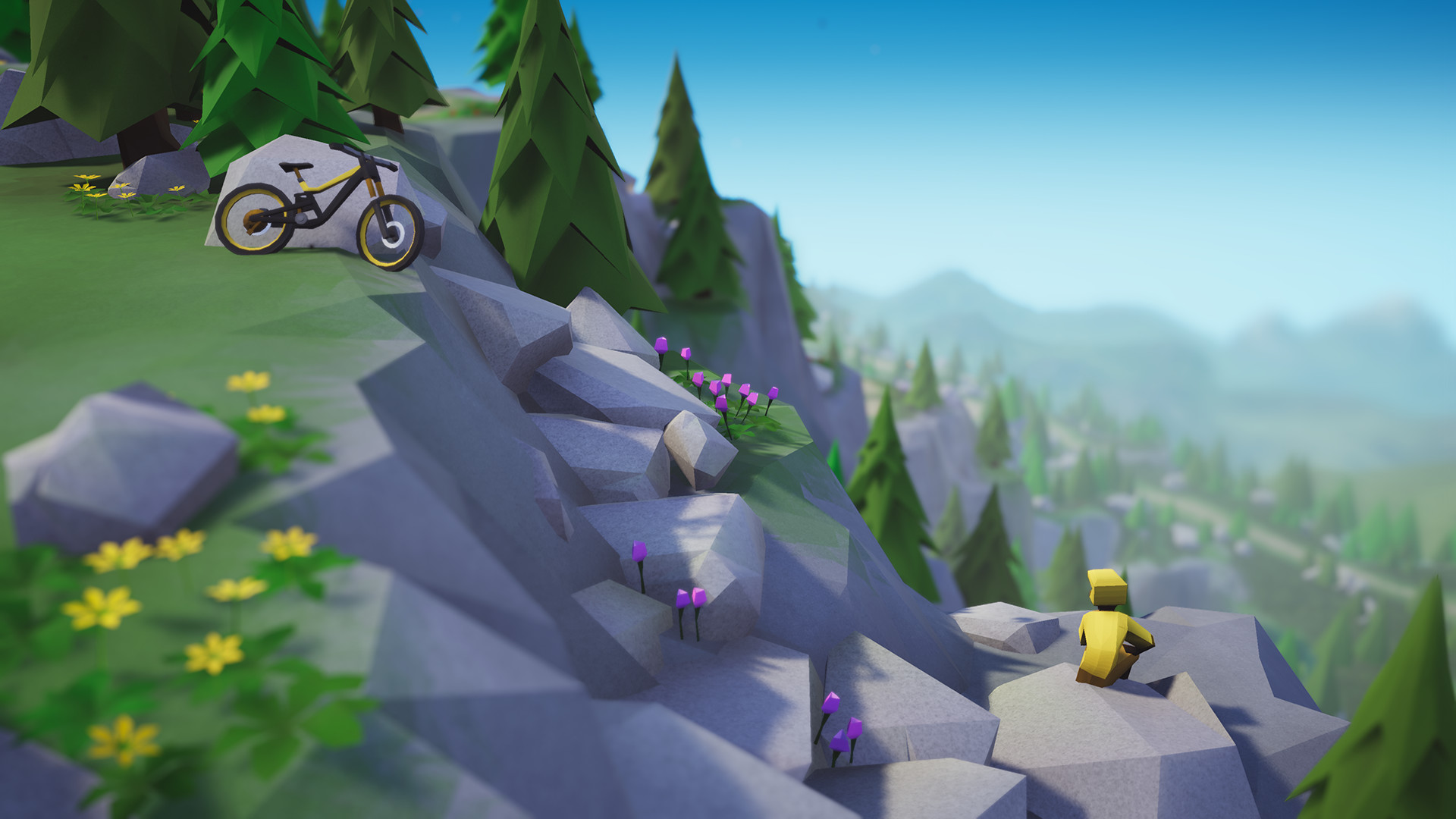 screenshot of Lonely Mountains: Downhill 4