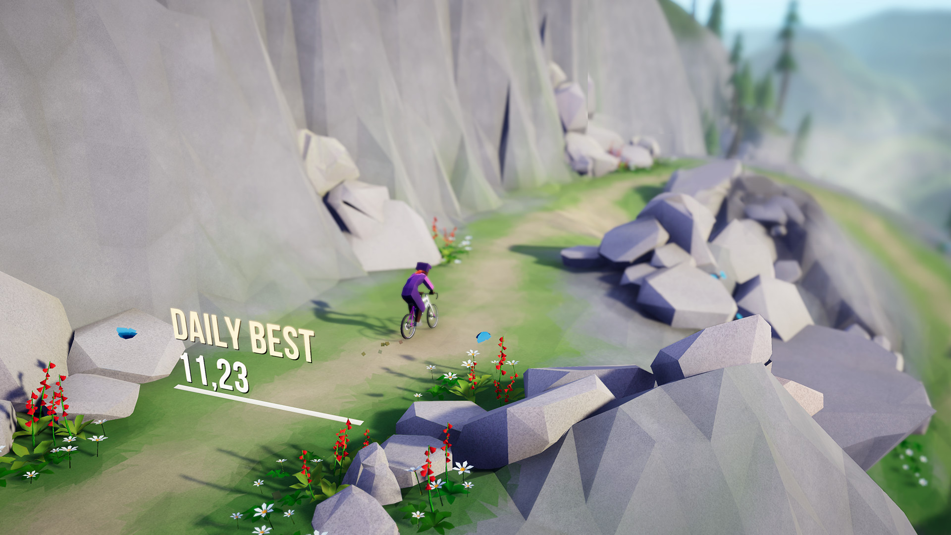 screenshot of Lonely Mountains: Downhill 2