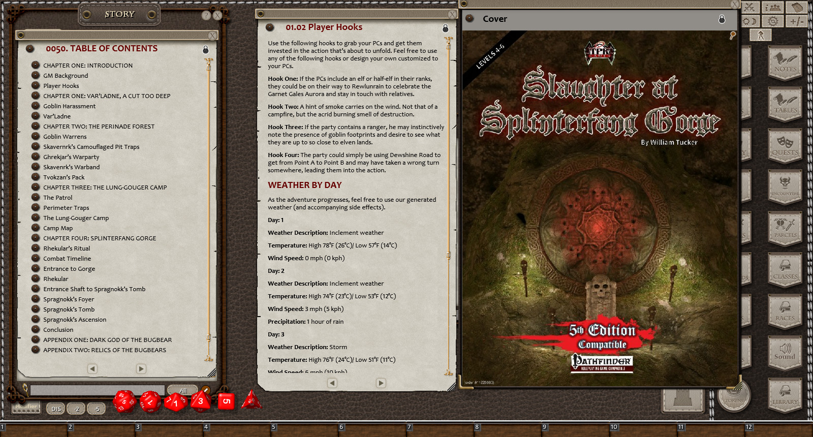 Fantasy Grounds - Slaughter at Splinterfang Gorge (5E) screenshot 4