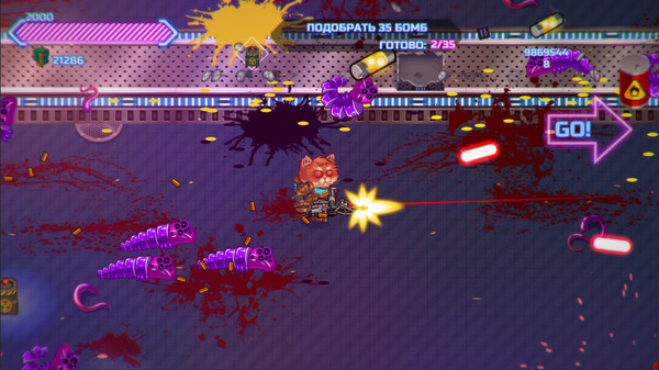 Screenshot z Armored Kitten