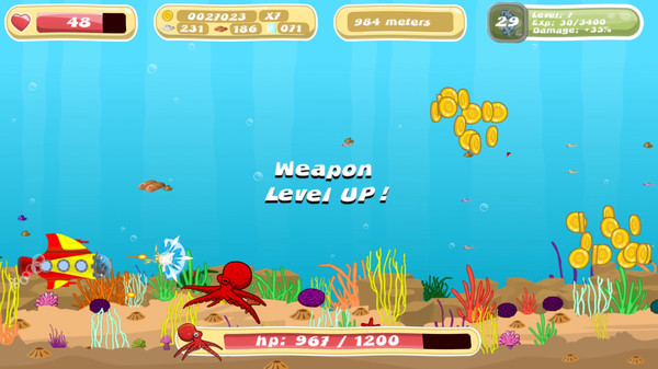 Screenshot z Endless Treasure Hunt