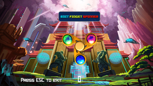 Fidget Spinner Editor gameplay screenshot