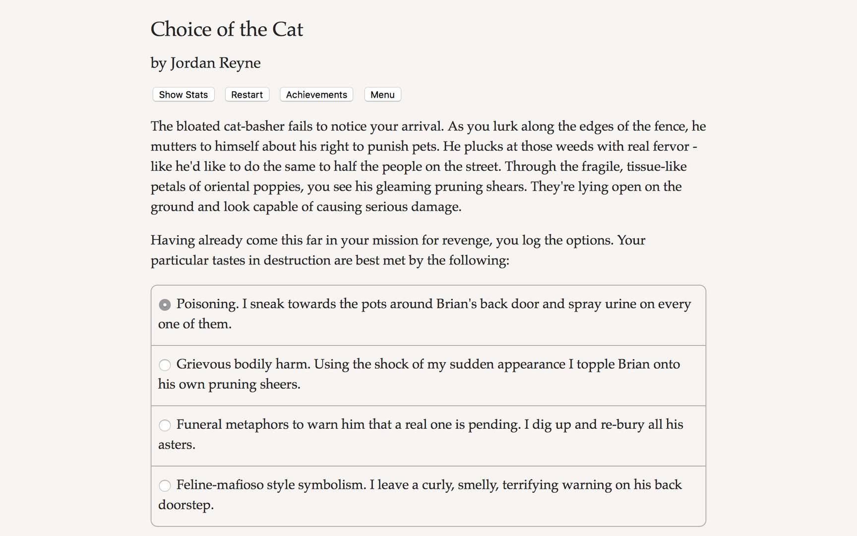 Choice of the Cat screenshot #5