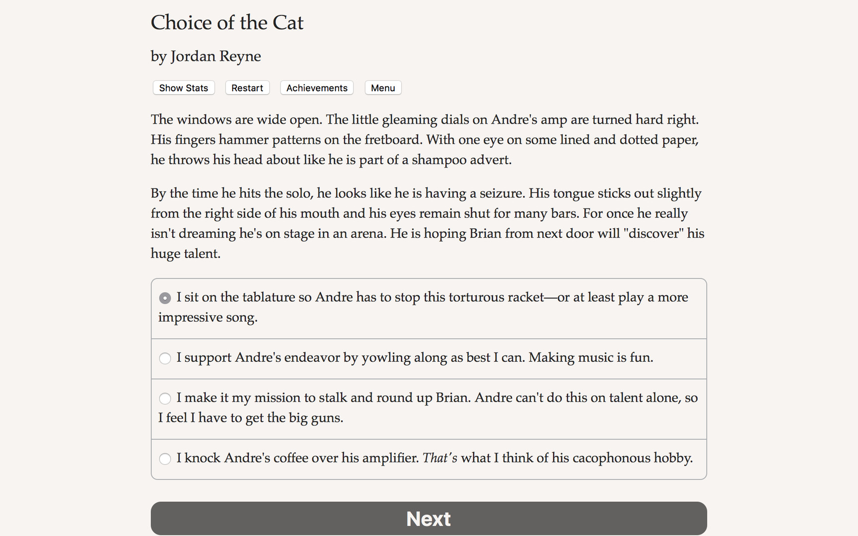 Choice of the Cat Featured Screenshot #1