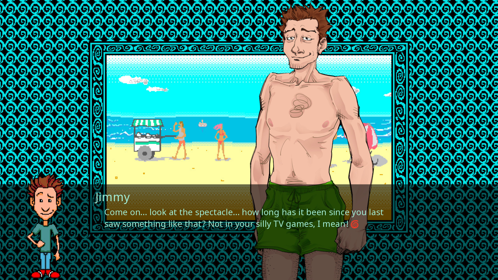 #3. Oppaidius Summer Trouble! (Steam) 由: Vittorio Giorgi (SbargiSoft)