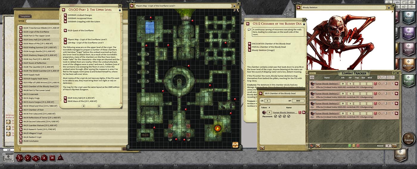 Fantasy Grounds - Pathfinder RPG - Crypt of the Everflame (PFRPG) screenshot 4