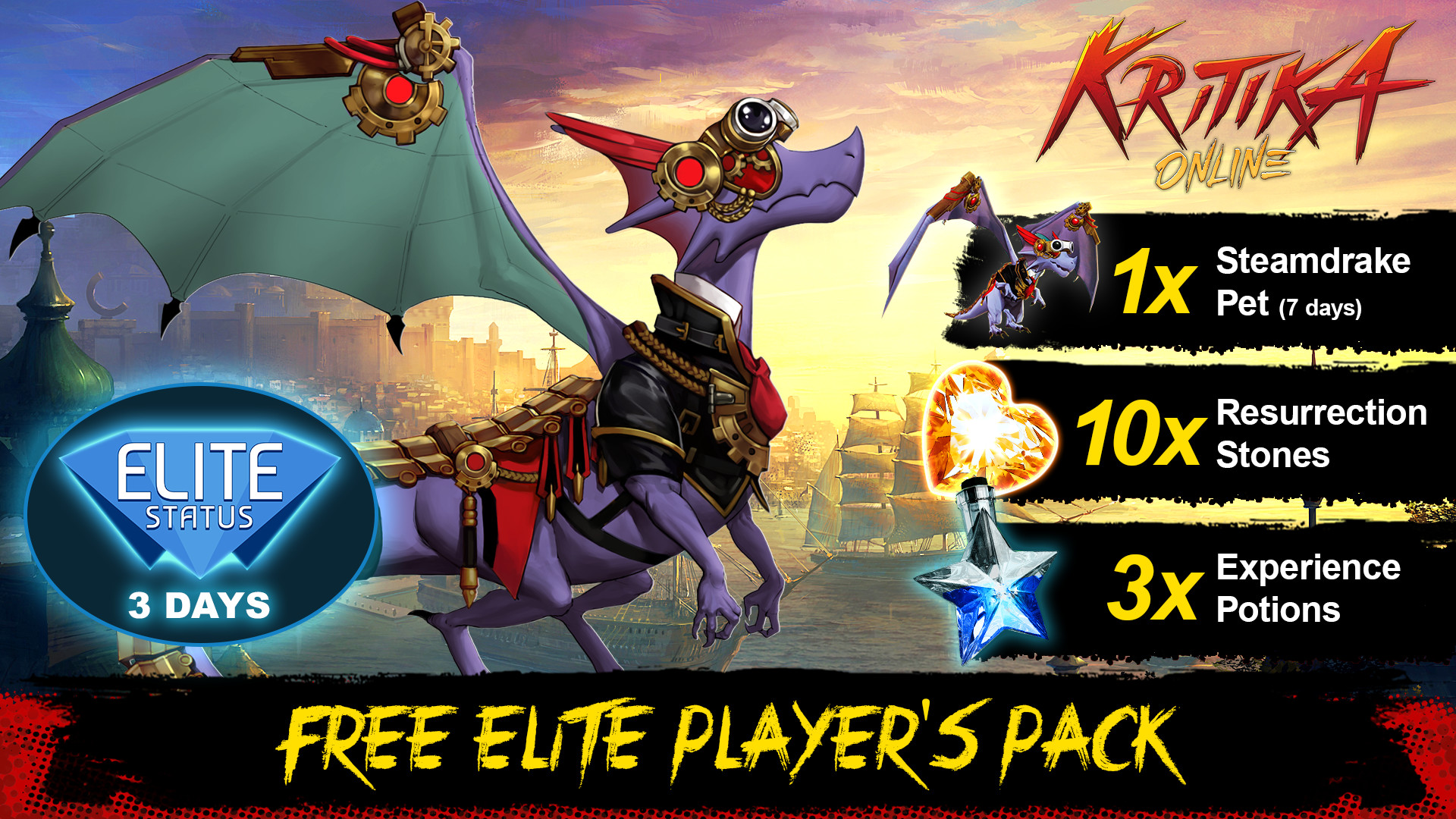 Kritika Online: Free Elite Player's Pack Featured Screenshot #1