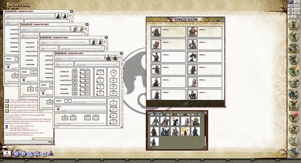 Fantasy Grounds - Pathfinder Iconic Portrait Pack (PFRPG)