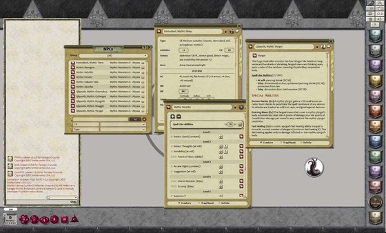 Fantasy Grounds - Mythic Monsters #8: Abyssal (PFRPG)