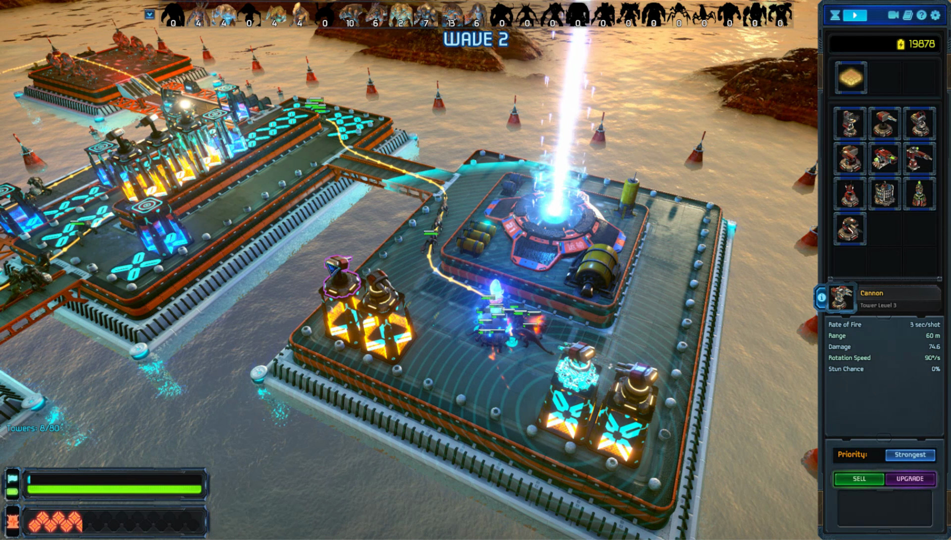 #7. Defense Task Force - Sci Fi Tower Defense (Steam) By: ChillX Ltd