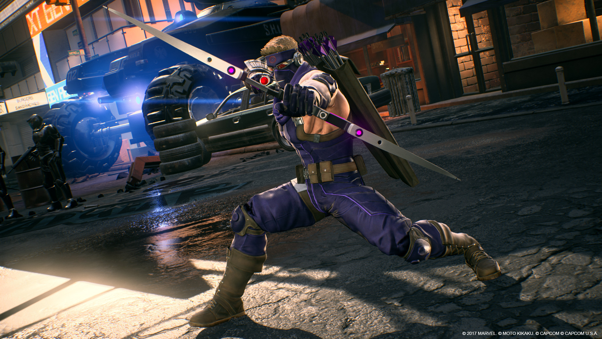 Marvel vs. Capcom: Infinite - Ultimate Hawkeye Costume Featured Screenshot #1